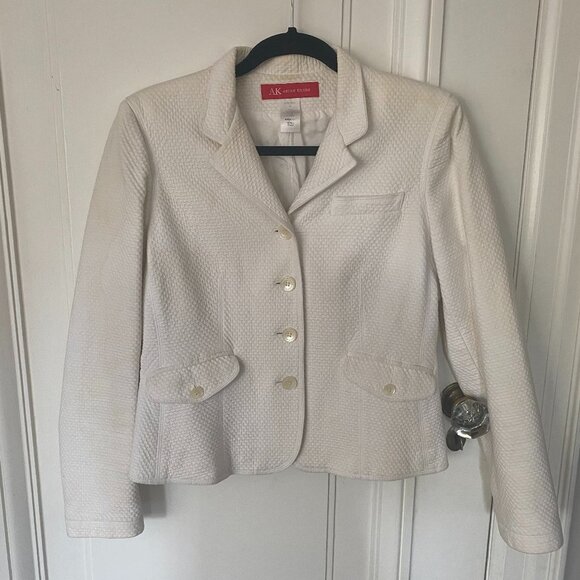Anne Klein White Blazer - Picture 1 of 4